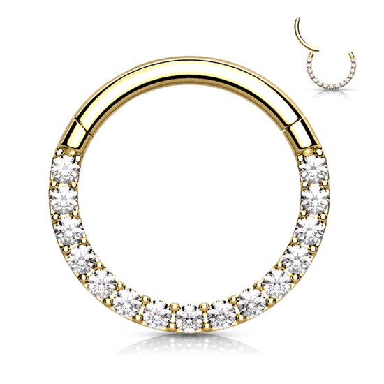 Piercing high quality CNC front 1.2x10 - goud